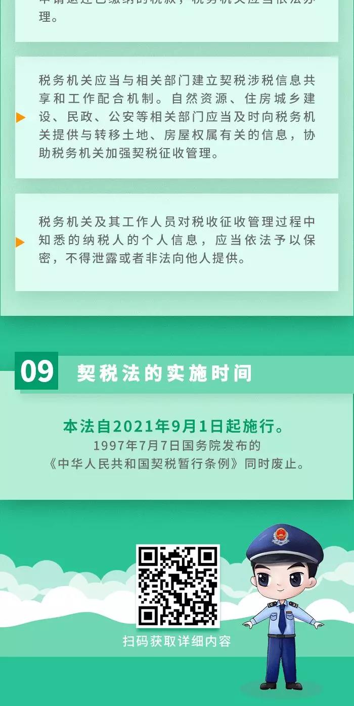 契稅法9月1日起施行！ 