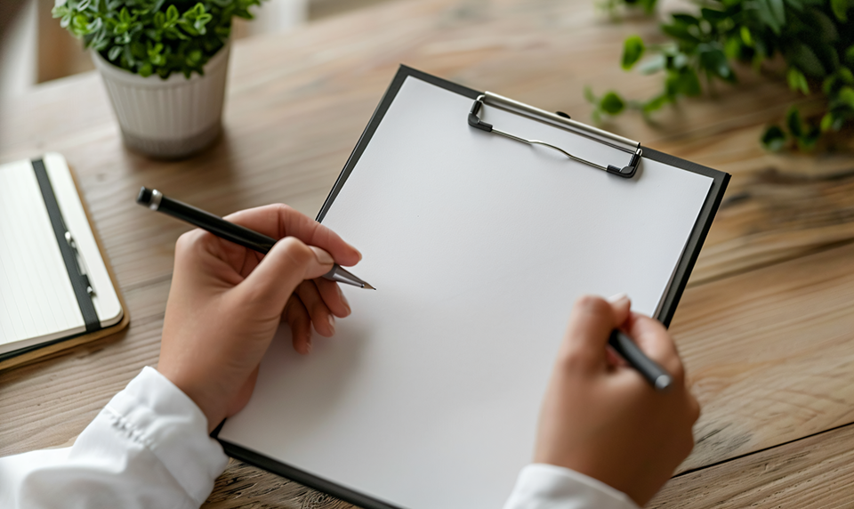 千庫(kù)網(wǎng)_無(wú)法辨認(rèn)的人在剪貼板復(fù)制空間上書寫_攝影圖編號(hào)20928457